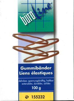 Elastiques bruns ø 50 mm (100 g)