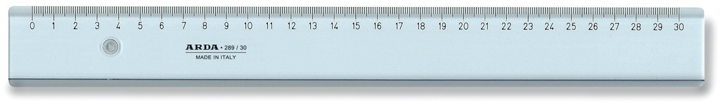 Flachlineal 30 cm, transparent