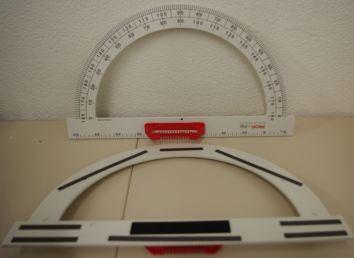 Winkelmesser 180°, 50 cm magnetisch