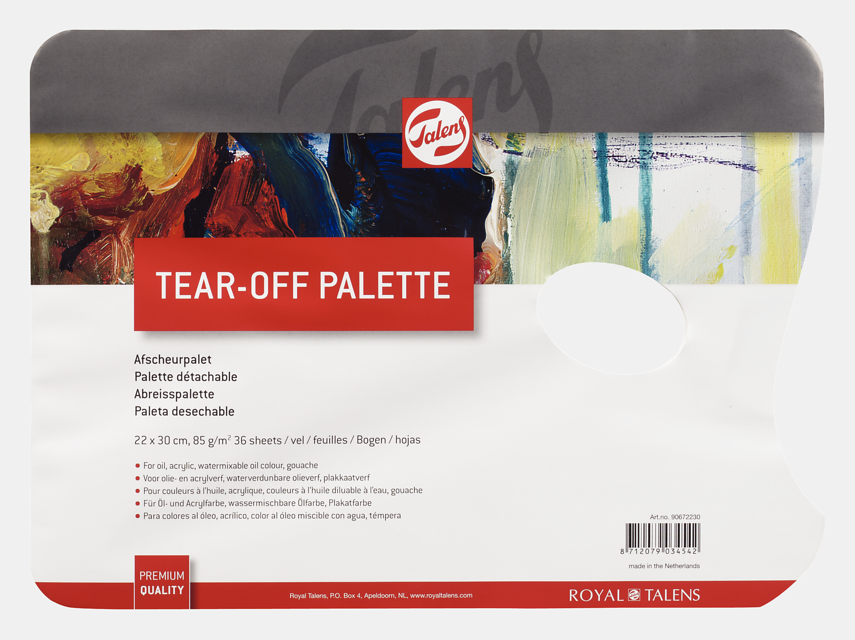 Abreisspalette Talens 22 x 30 cm. 85 g/m2, 36 Blatt