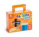 Fingerfarbe Carioca 6 Farben (6 x 80 ml)