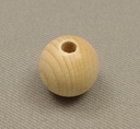 Boules en bois ø 25 mm avec trou traversant (8 pièces)