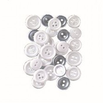 Boutons assortiment ø 10-15 mm - 130 pièces