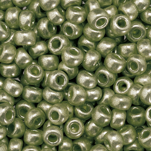 Perles rocailles métallisées 3.5 mm 17 g