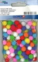 Pompons Mix bunt 1 cm -120 Stück