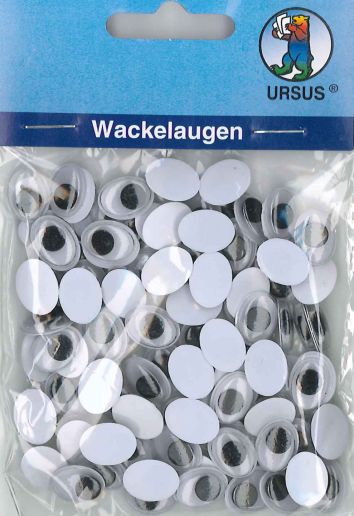 Wackelaugen oval (100 Stück)