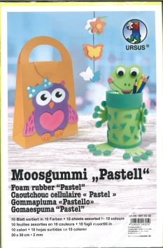 Moosgummi "Pastell"