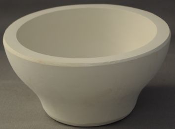 Forme en plâtre demi-boule 15 cm