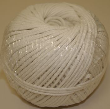 Coton tressé ø 2mm blanc 200 gr (88 m)