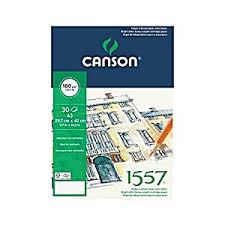 Bloc à dessin Canson, 180 g/m2, 30 fles