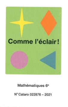 Mathématiques 6e jeux de cartes «Comme un éclair» CATARO 022876 (CATARO 022876)