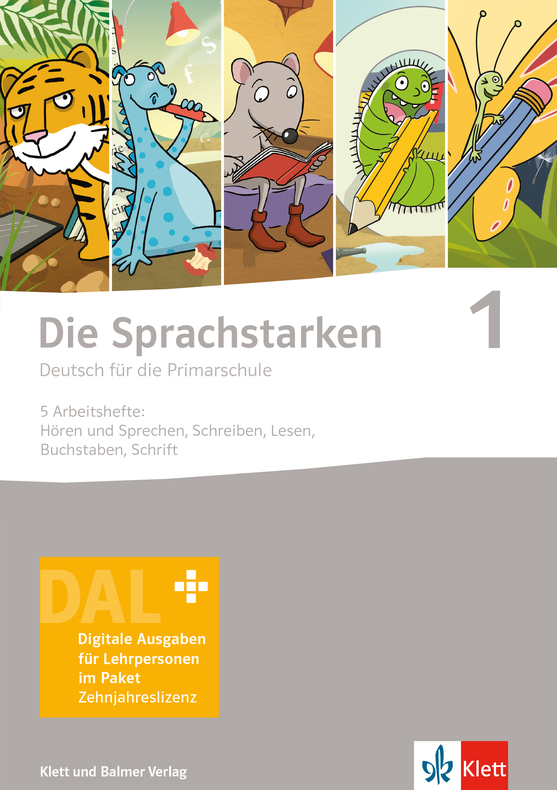 Die Sprachstarken 1, Digitale Ausgabe für Lehrpersonen. 5 Arbeitshefte