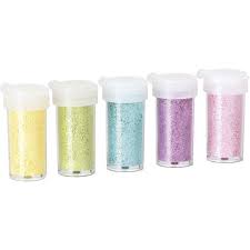 Paillettes 5 couleurs pastel