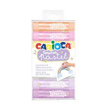 Crayons gel Carioca Temperello 8 couleurs pastel