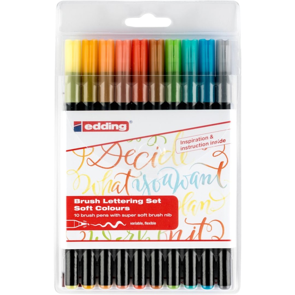 Pinselstift edding 1340 10er-Set sortiert Pastell