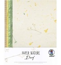 Papier Nature "Daisy"11 feuilles 23x 33cm