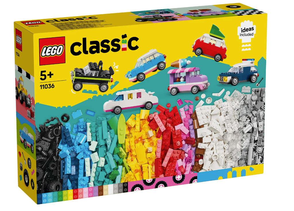 LEGO® Classic Kreative Fahrzeuge, 900 Teile (Box 11036)