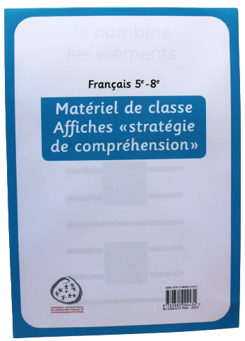 Français 5e-8e,  affiches "Stratégies de compréhension" (CATARO 011634)