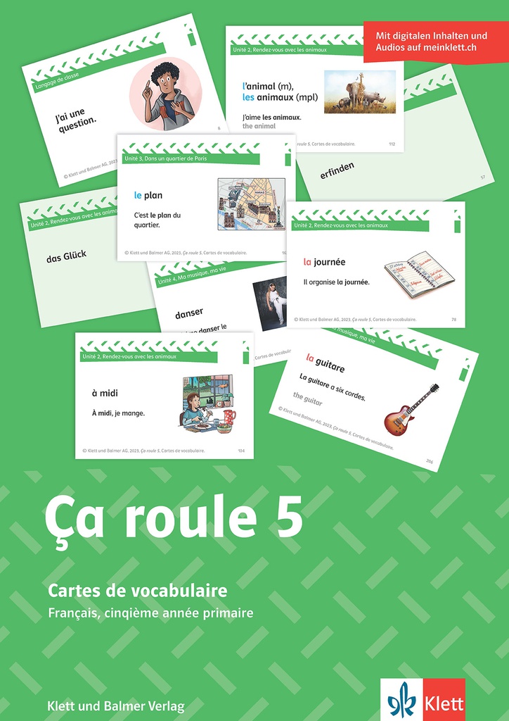 Ça roule 5 Cartes de vocabulaire