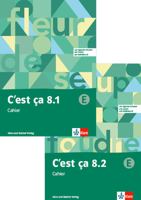 C'est ça 8 Cahier 8.1 / 8.2 E (erweiterte Anforderungen) im Paket. Digitale Inhalte und Audios auf meinklett.ch