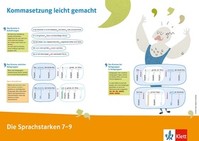 Die Sprachstarken 7-9 Plakat "Kommasetzung leicht gemacht"