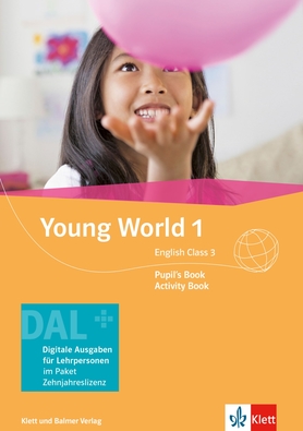 Young World 1. Digitale Ausgabe für Lehrpersonen. Pupil's Book und Activity Book, mit Lösungen und Audios