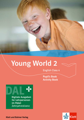 Young World 2. Digitale Ausgabe für Lehrpersonen. Pupil's Book und Activity Book, mit Lösungen und Audios