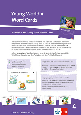 Young World 4. Word Cards