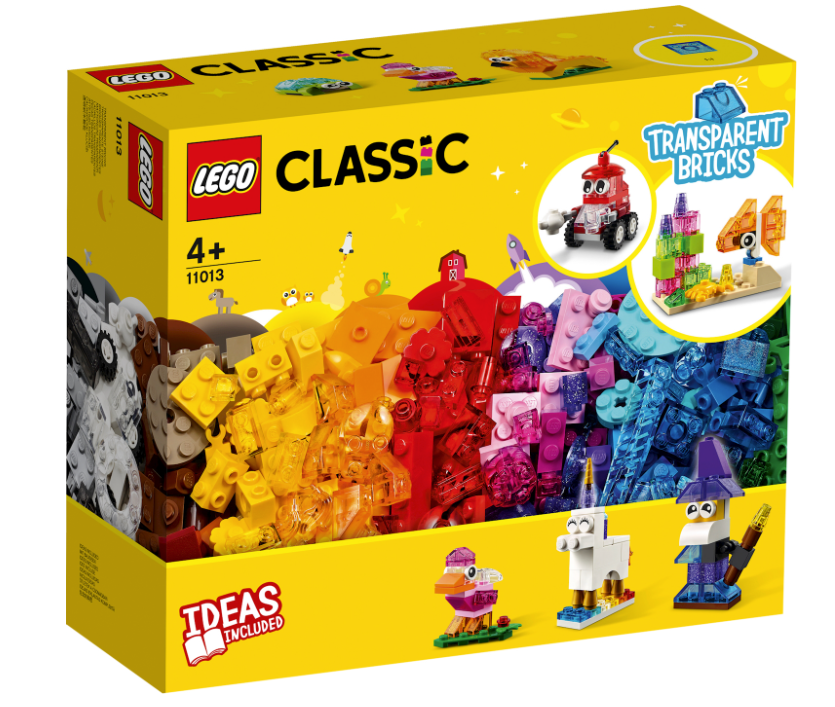 Lego® Classic Briques transparentes 500 pièces (Box 11013)