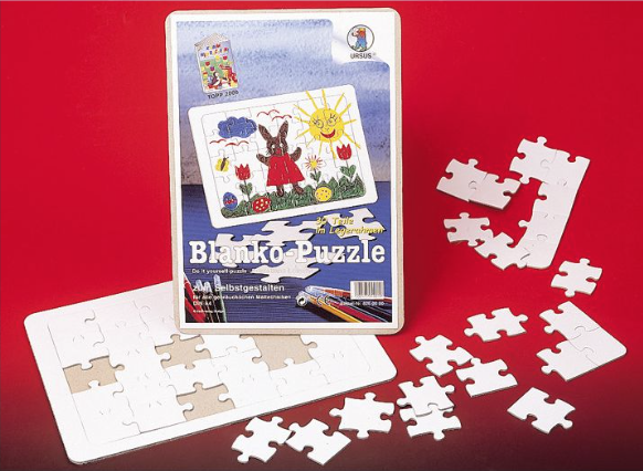 Blanko-Puzzle A3, 72 Teile