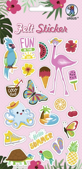 Filz-Sticker "Summer"