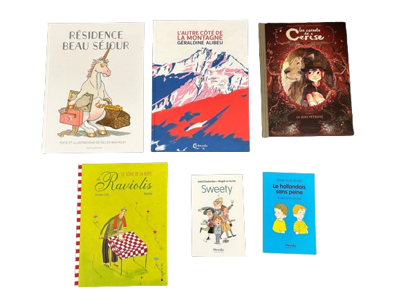 Français 5/6e, lot de 6 livres série rose  (CATARO 011722)