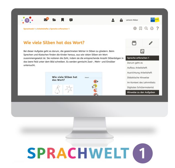 Sprachwelt 1, filRouge digital