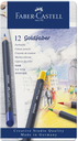 Crayons de couleur aquarelle 12 couleurs Faber Castell