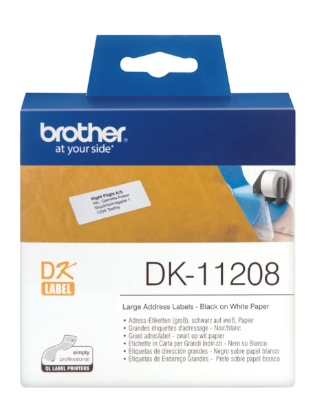 Etiquettes Brother DK-11208 90x38mm