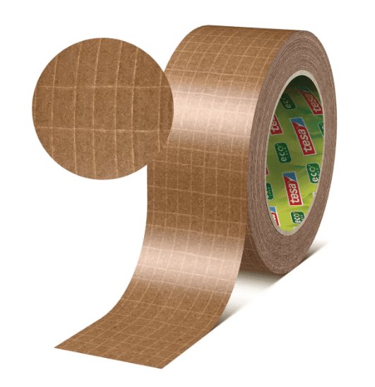 Bande d'emballage tesa® brun renforcé 25m x 50mm