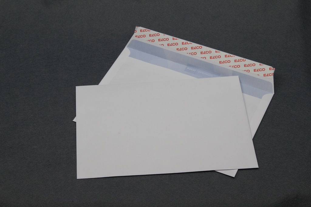 Enveloppes C5, sans fenêtre, blanc, 500 pièces