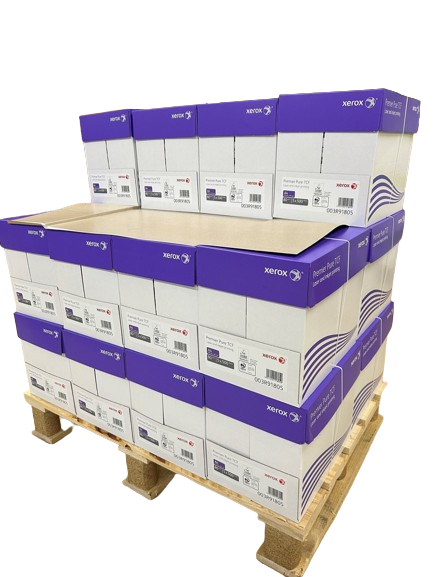 ​​Papier photocopies A4 blanc 80 g/m2 Xerox Premier TCF (1/2 palette de 50'000 feuilles)