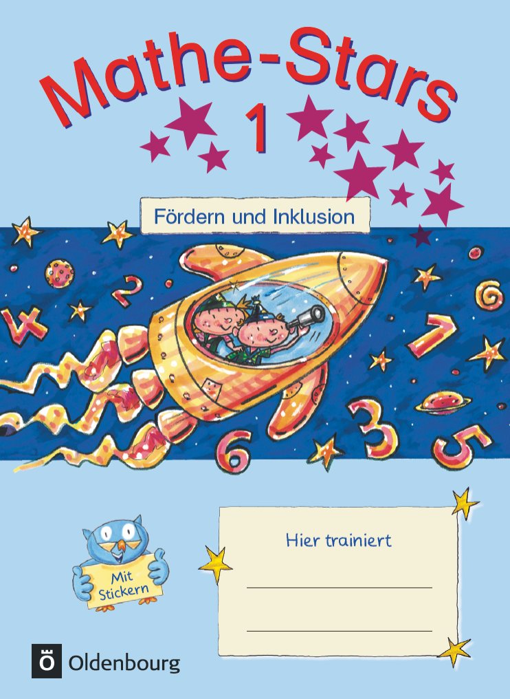 Mathe-Stars, Fördern und Inklusion 1. Schuljahr, Übungsheft mit Lösungen