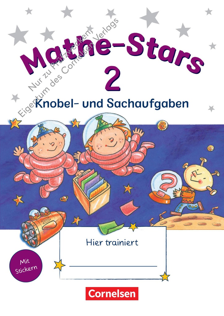 Mathe-Stars, Knobel- und Sachaufgaben, 2. Schuljahr, Übungsheft mit Lösungen