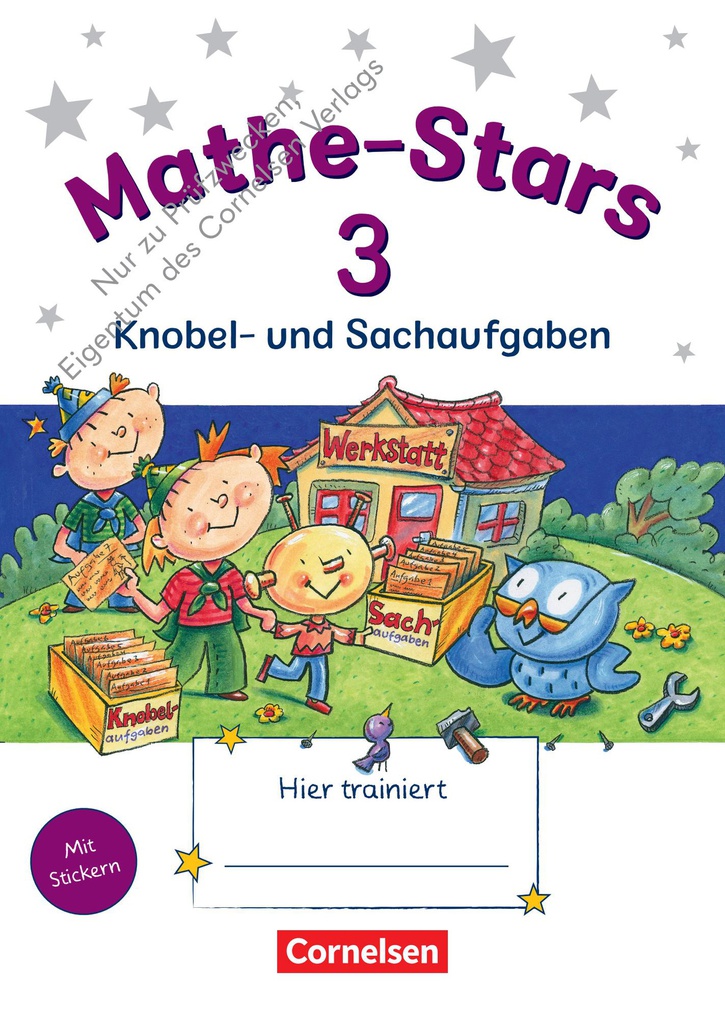 Mathe-Stars, Knobel- und Sachaufgaben, 3. Schuljahr, Übungsheft mit Lösungen