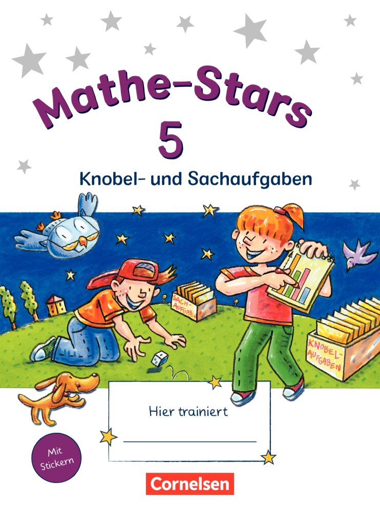 Mathe-Stars, Knobel- und Sachaufgaben, 5. Schuljahr, Übungsheft mit Lösungen