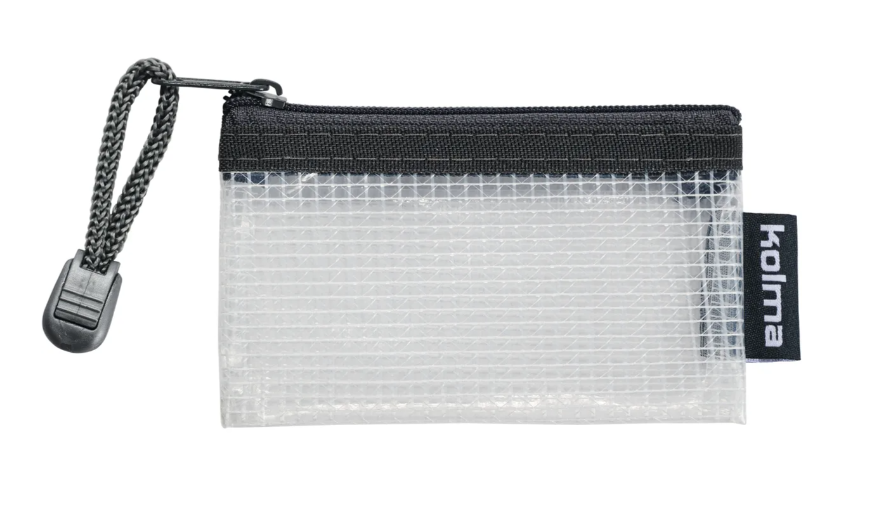 Poche avec fermeture à glissière Mesh Bag Mini 10.5 x 6 cm anthracite