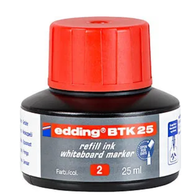 Recharge edding BTK 25 rouge