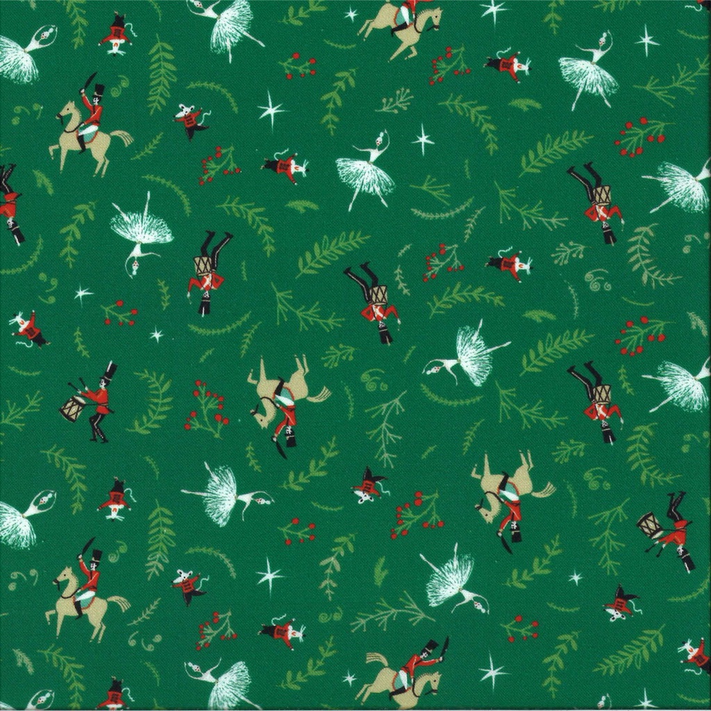 Tissu Noël imprimé largeur 115 cm
