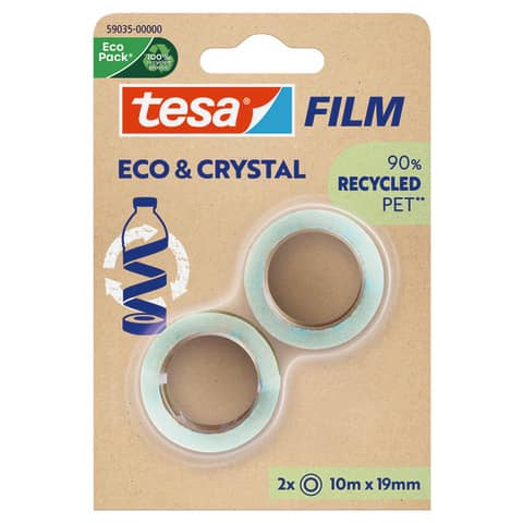 Klebeband tesa® eco&crystal (10m: 19 mm (2 Stück))