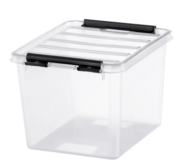 Plastikbox mit Deckel Classic 3 , 21x17x15 cm