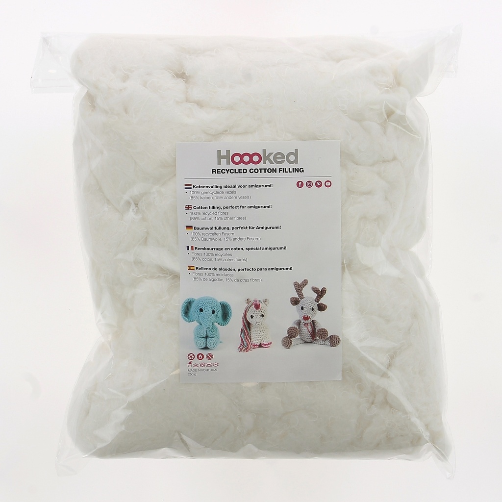 Rembourrage HOOOKED en coton recyclé 250 gr