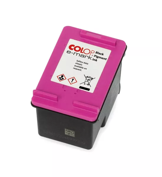 Cartouche d'encre, noir pigmentaire Colop pour e-mark GO