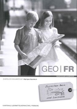 [48444] GEO FR : Zwischen Lausanne und Bern, Schülerheft